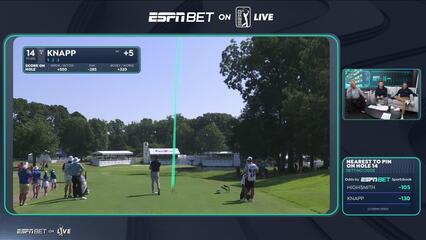 Jake Knapp | Round 4 | 14th hole | Shot 1 | 2025 FedEx St. Jude