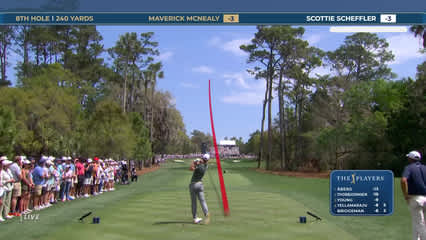 Maverick McNealy | Round 4 | 8th hole | Shot 1 | 2026 THE PLAYERS