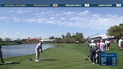 Byeong Hun An | Round 1 | 18th hole | Shot 1 | 2025 THE PLAYERS