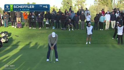 Scottie Scheffler | Round 1 | 9th hole | Shot 4 | 2026 The Genesis