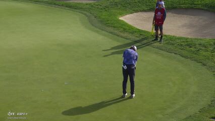 Matteo Manassero | Round 1 | 3rd hole | Shot 3 | 2025 Farmers