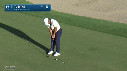Tom Kim | Round 2 | 17th hole | Shot 2 | 2025 Sony Open