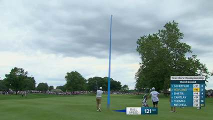 Viktor Hovland | Round 3 | 4th hole | Shot 2 | 2026 Travelers