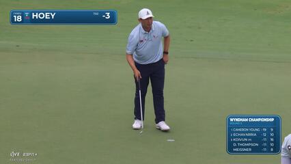 Rico Hoey | Round 3 | 18th hole | Shot 4 | 2025 Wyndham