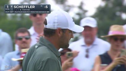 Scottie Scheffler | Round 2 | 1st hole | Shot 4 | 2026 TOUR Championship
