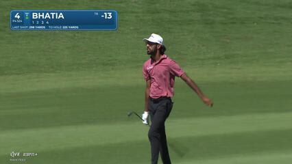 Akshay Bhatia | Round 4 | 4th hole | Shot 2 | 2025 Mexico Open