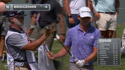 Jacob Bridgeman | Round 3 | 16th hole | Shot 3 | 2025 FedEx St. Jude