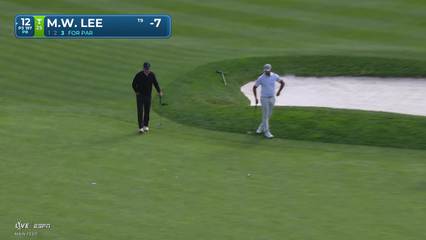 Min Woo Lee | Round 2 | 12th hole | Shot 4 | 2026 AT&T Pebble Beach