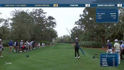 Daniel Berger | Round 4 | 2nd hole | Shot 1 | 2025 THE PLAYERS