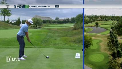 Cameron Smith | 2021 NORTHERN TRUST | Round 1 | 9th hole | Shot 1