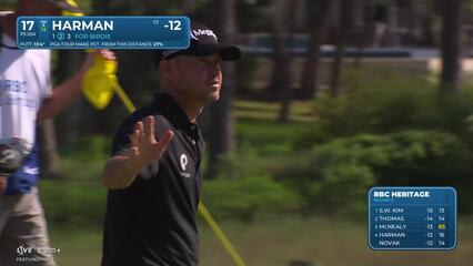 Brian Harman | Round 3 | 17th hole | Shot 2 | 2025 RBC Heritage