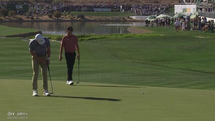 Nick Dunlap | Round 1 | 18th hole | Shot 4 | 2025 WM Phoenix Open