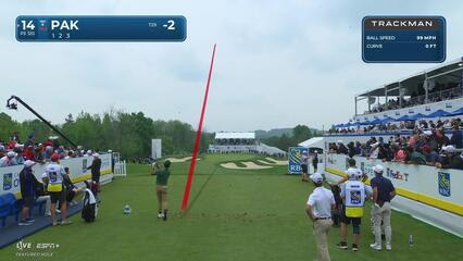 John Pak | Round 1 | 14th hole | Shot 1 | 2025 RBC Canadian