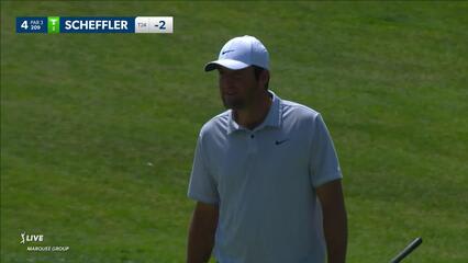 Scottie Scheffler | 2023 the Memorial | Round 4 | 4th hole | Shot 3