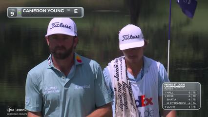 Cameron Young | Round 1 | 9th hole | Shot 3 | 2025 FedEx St. Jude