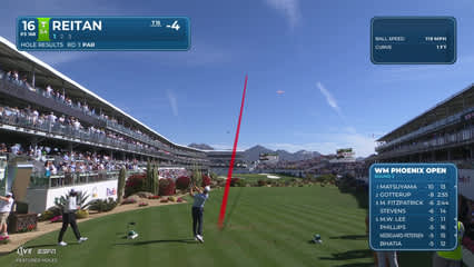 Kristoffer Reitan | Round 2 | 16th hole | Shot 1 | 2026 WM Phoenix Open