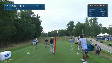 Jordan Spieth | Round 1 | 13th hole | Shot 1 | 2025 Wyndham