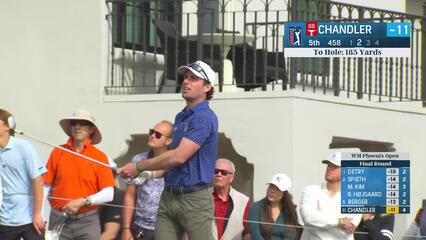 Will Chandler | Round 4 | 5th hole | Shot 2 | 2025 WM Phoenix Open