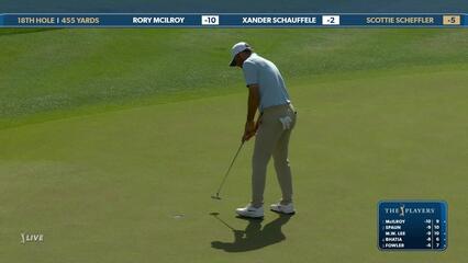 Scottie Scheffler | Round 2 | 18th hole | Shot 4 | 2025 THE PLAYERS