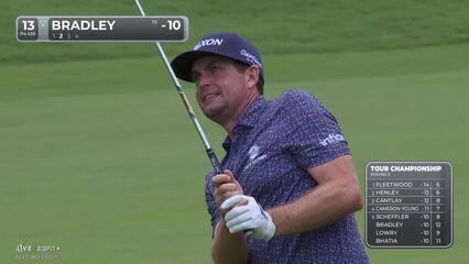 Keegan Bradley | Round 3 | 13th hole | Shot 2 | 2025 TOUR Championship