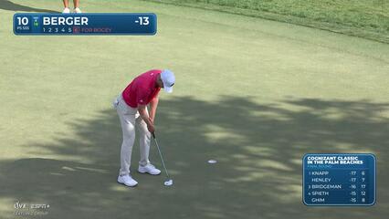 Daniel Berger | Round 4 | 10th hole | Shot 6 | 2025 Cognizant Classic
