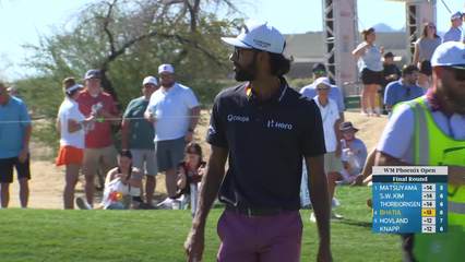 Akshay Bhatia | Round 4 | 7th hole | Shot 3 | 2026 WM Phoenix Open