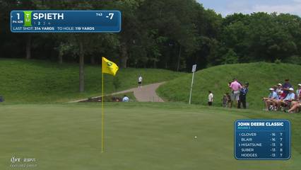 Jordan Spieth | Round 3 | 1st hole | Shot 2 | 2026 John Deere