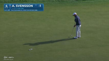 Adam Svensson | Round 1 | 4th hole | Shot 4 | 2025 Valspar