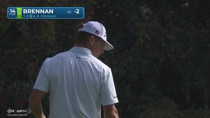 Michael Brennan | Round 2 | 14th hole | Shot 4 | 2025 The RSM Classic
