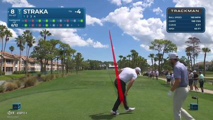 Sepp Straka | Round 1 | 8th hole | Shot 1 | 2025 Cognizant Classic