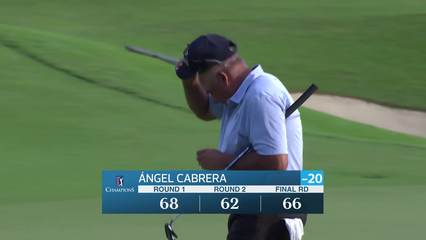 Ángel Cabrera | Round 3 | 18th hole | Shot 4 | 2026 Mitsubishi