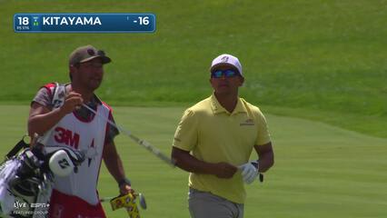 Kurt Kitayama | Round 3 | 18th hole | Shot 3 | 2025 3M Open