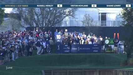 Viktor Hovland | Round 1 | 10th hole | Shot 1 | 2025 THE PLAYERS