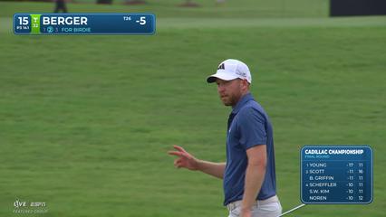 Daniel Berger | Round 4 | 15th hole | Shot 2 | 2026 Cadillac