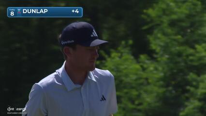 Nick Dunlap | Round 4 | 8th hole | Shot 3 | 2025 Truist Championship
