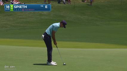 Jordan Spieth | Round 2 | 18th hole | Shot 5 | 2026 Truist Championship