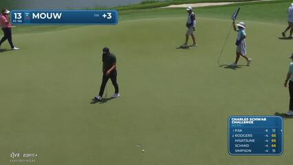 William Mouw | Round 1 | 13th hole | Shot 3 | 2025 Charles Schwab