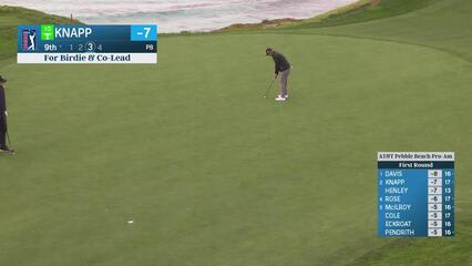 Jake Knapp | Round 1 | 9th hole | Shot 4 | 2025 AT&T Pebble Beach