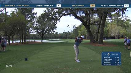 Max Homa | Round 1 | 6th hole | Shot 1 | 2026 THE PLAYERS