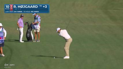 Rasmus Højgaard | Round 4 | 10th hole | Shot 2 | 2026 Valspar
