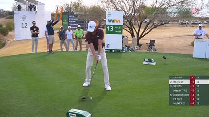 Daniel Berger | Round 4 | 13th hole | Shot 1 | 2025 WM Phoenix Open
