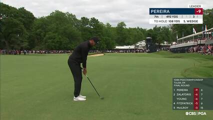 Mito Pereira | 2022 PGA Championship | Round 4 | 7th hole | Shot 3