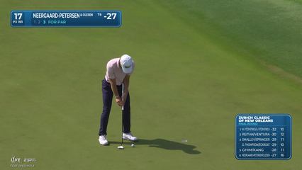 Rasmus Neergaard-Petersen | Round 4 | 17th hole | Shot 3 | 2026 Zurich Classic