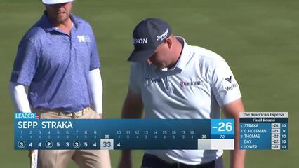 Sepp Straka | Round 4 | 10th hole | Shot 4 | 2025 The American Express