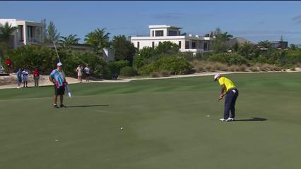 Hideki Matsuyama | Round 4 | 4th hole | Shot 3 | 2025 Hero World Challenge