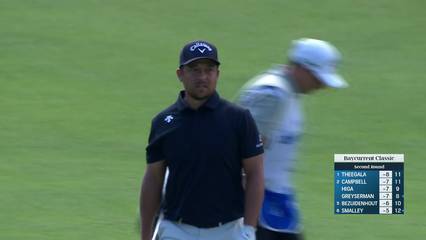 Xander Schauffele | Round 2 | 8th hole | Shot 2 | 2025 Baycurrent