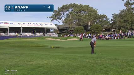Jake Knapp | Round 3 | 18th hole | Shot 4 | 2025 Farmers