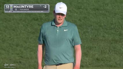 Robert MacIntyre | Round 1 | 13th hole | Shot 2 | 2025 BMW Championship