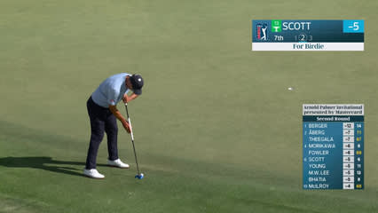 Adam Scott | Round 2 | 7th hole | Shot 3 | 2026 Arnold Palmer