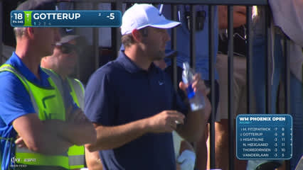 Chris Gotterup | Round 1 | 18th hole | Shot 1 | 2026 WM Phoenix Open